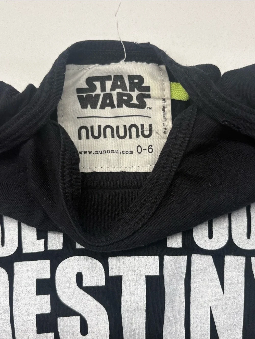 Nununu star wars bundle 0/6  fits bigger 3 pc